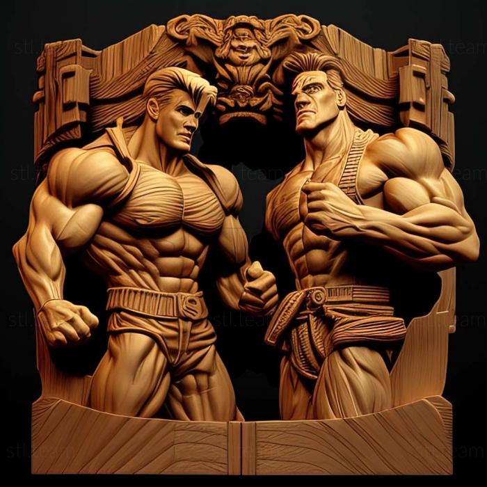 3D model Final Fight Double Impact game (STL)